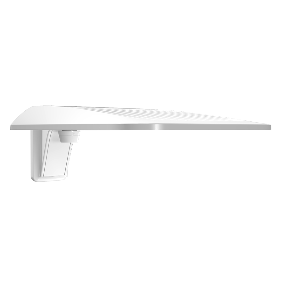 RAB Lighting A34-M T3, 150/125/100W, CCT Selectable, Microwave Occupancy Sensor, Wall Mount, White, A34T3MWMW/MVS