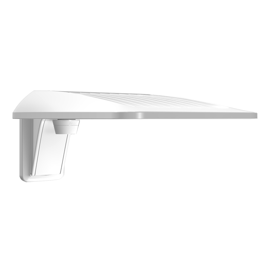 RAB Lighting A34-S T4, 100/80/50W, CCT Selectable, Microwave Sensor, Wall Mount, White, A34T4SWMW/MVS