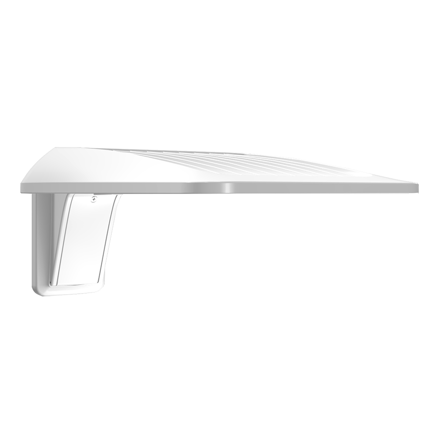 RAB Lighting A34-S T3, 100/80/50W, CCT Selectable, Wall Mount, White, A34T3SWMW