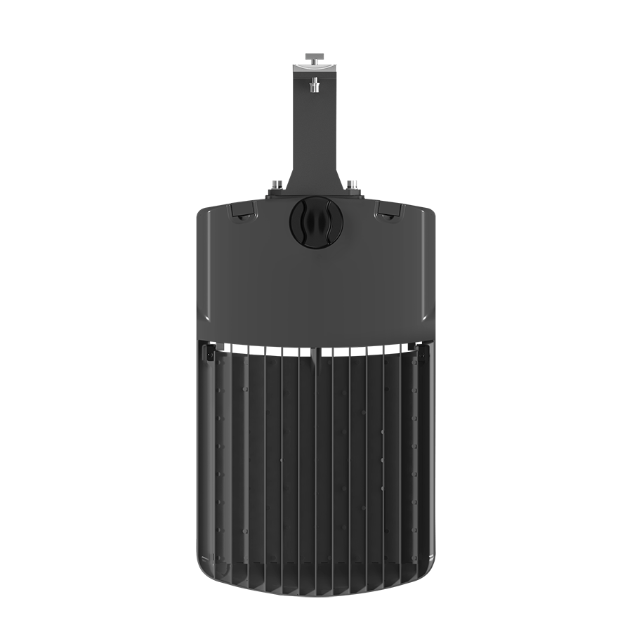 RAB Lighting A17 Ultra-Economy LED Area Light, Type III, 200 | 180 | 160W, CCT Selectable, Universal Pole Mount, 3-pin Receptacle, 480V, A17-3T200/480/3PRS