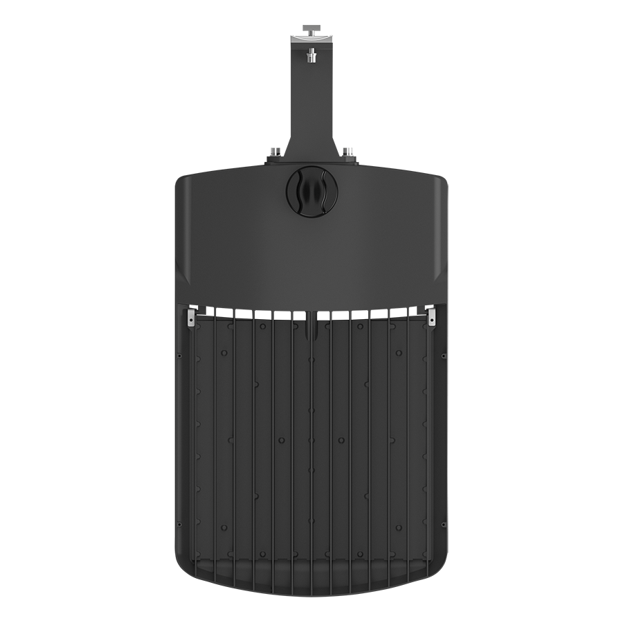 RAB Lighting A17 Ultra-Economy LED Area Light, Type III, 480 | 400 | 320W, CCT Selectable, Universal Pole Mount, 3-pin Receptacle, 120-277V, A17-3T480/3PRS