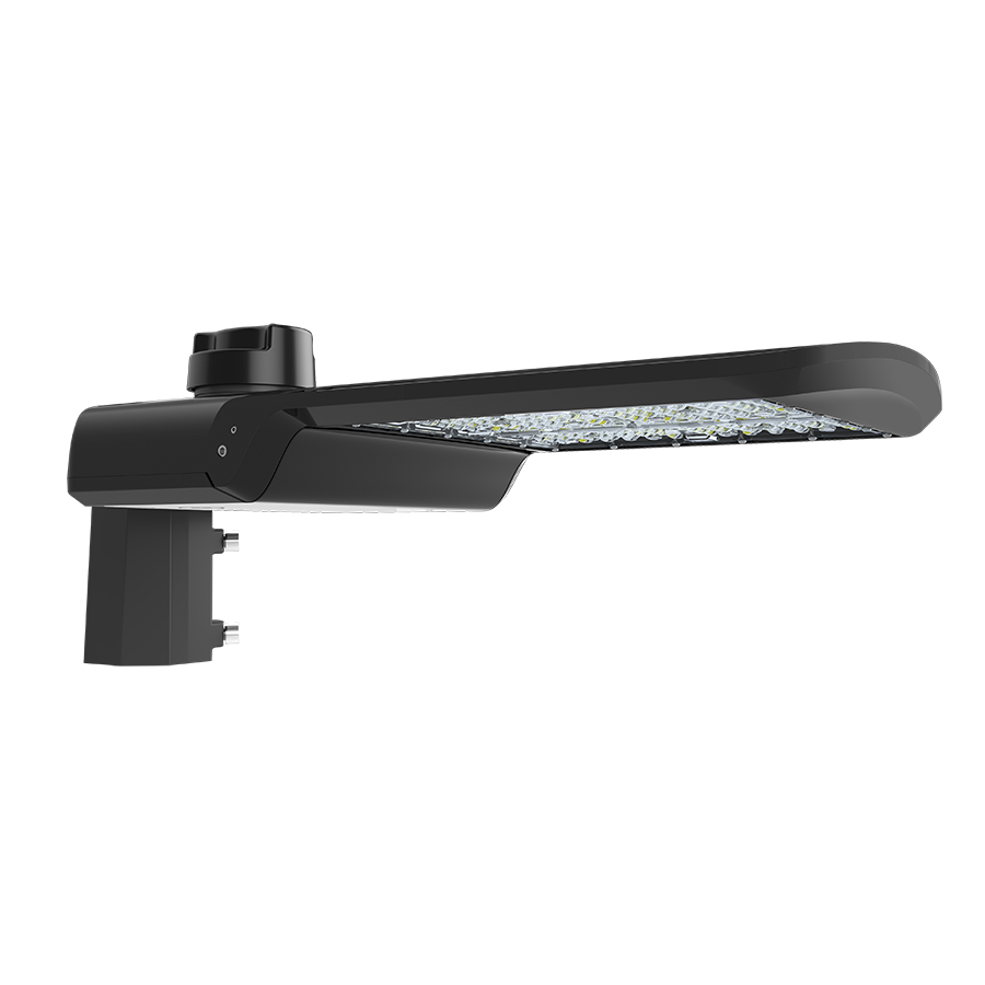 RAB Lighting A17 Ultra-Economy LED Area Light, Type III, 150 | 120 | 100W, CCT Selectable, Slipfitter Mount, 3-pin Receptacle, 480V, A17-3T150SF/480/3PRS