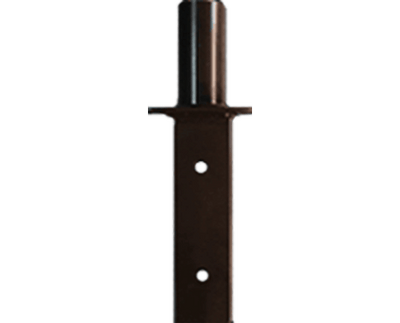 RAB Lighting Pole Adaptor for 2 3/8" Tenon to 4" Square Pole, BAD4