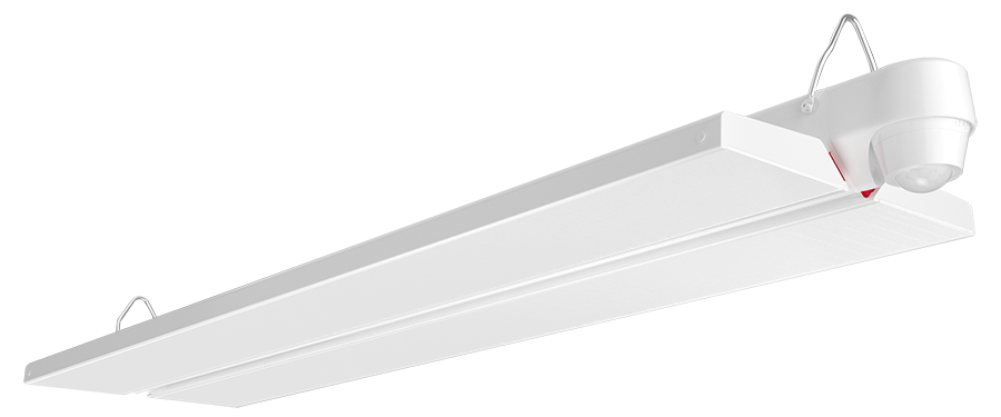 RAB Lighting ARM Area Light, 128-271W, CCT Selectable, 50/70/100% Field-Adjustable, PIR Sensor, Battery Backup, White, ARM/PIR/E