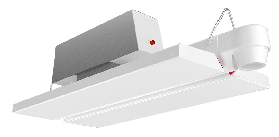 RAB Lighting ARBAYXS, 95/71/48W, CCT Selectable, MVS, Battery Backup, White, ARXS/MVS/E