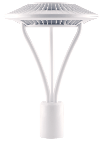 RAB Lighting 52 Watt Circular LED Area Light, Type V, 5000K, 5,753 Lumens, 120-277V, White, ALED5T52W