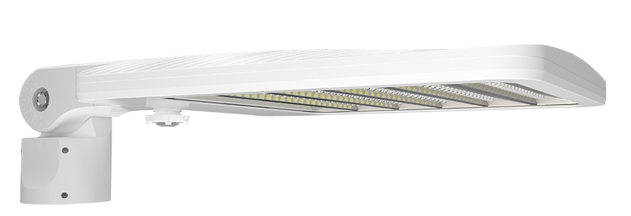 RAB Lighting ALED Area Light, 170/220/260W, 5000K, 480V, 40 ft. Lens, White, ALEDL3TSFW/480/WS4