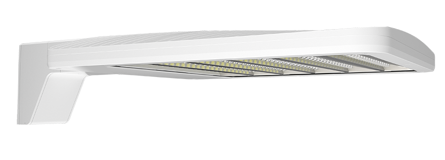 RAB Lighting ALED Area Light, 170–260W, 4000K, 480V, 7-Pin Receptacle, White, ALEDLATNW/480/7PR