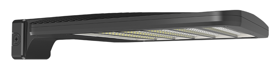 RAB Lighting ALED Wall Mount Area Light, 170/226/263W, 5000K, 480V, Bronze, ALEDL3TWM/480