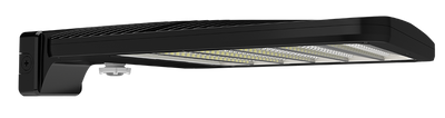 RAB Lighting ALED Area Light, 170/220/260W, 5000K, 480V, Wall Mount, 40 Ft. Lens, Black, ALEDL2TWMB/480/WS4