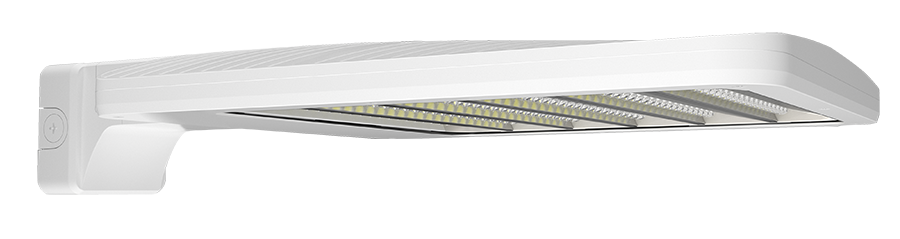 RAB Lighting ALED Wall Mount Area Light, 170/220/260W, 5000K, 480V, White, ALEDL4TWMW/480