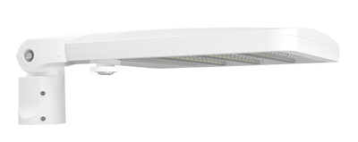 RAB Lighting ALED Area Light, 78/90/150W, 3000K, 480V, WattStop Lens, White, ALEDMATSFYW/480/WS2