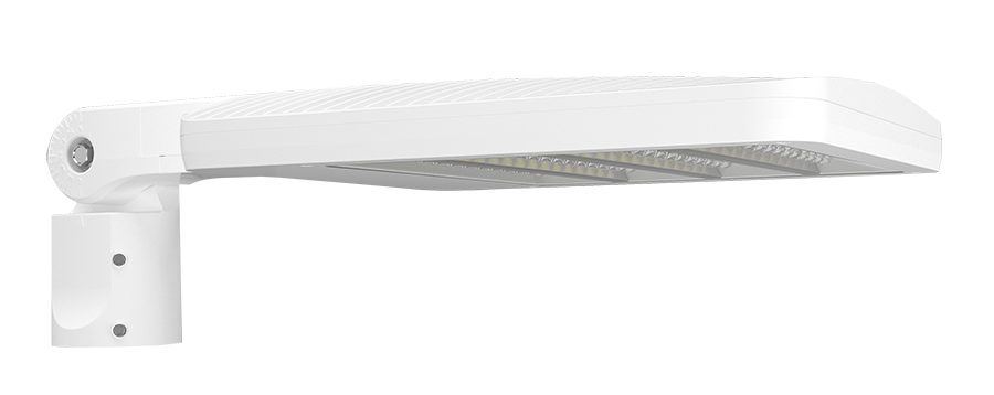 RAB Lighting ALED LED Area Light, Type II, Slipfitter Mount, 7-Pin Receptacle, 4000K, 10,870 thru 19,864 Lumens, 120-277V, White, ALEDM2TSFNW/7PR