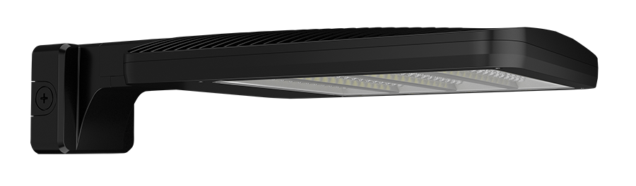 RAB Lighting ALED LED Area Light, Auto-Dealership Optics, Wall Mount, 4000K, 10,940 thru 19,991 Lumens, 120-277V, Black, ALEDMATWMNB