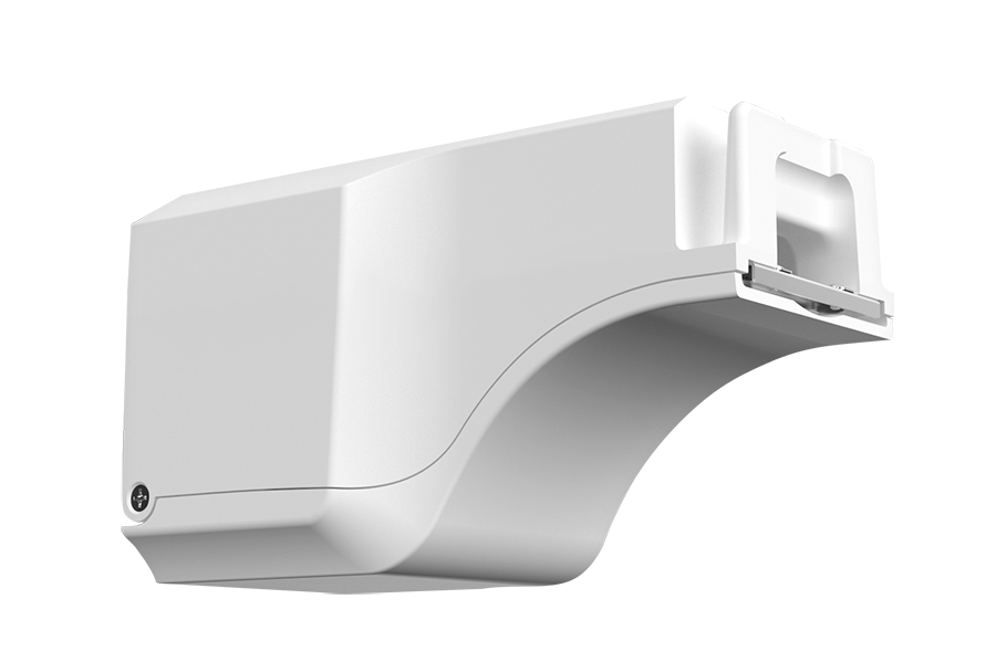 RAB Lighting ALED Roadway Arm, Small-Medium, White, ALED-RW ARM/W