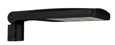 RAB Lighting ALED LED Area Light, Type IV, Slipfitter Mount, 4000K, 5,735 thru 10,616 Lumens, 120-277V, Black, ALEDS4TSFNB