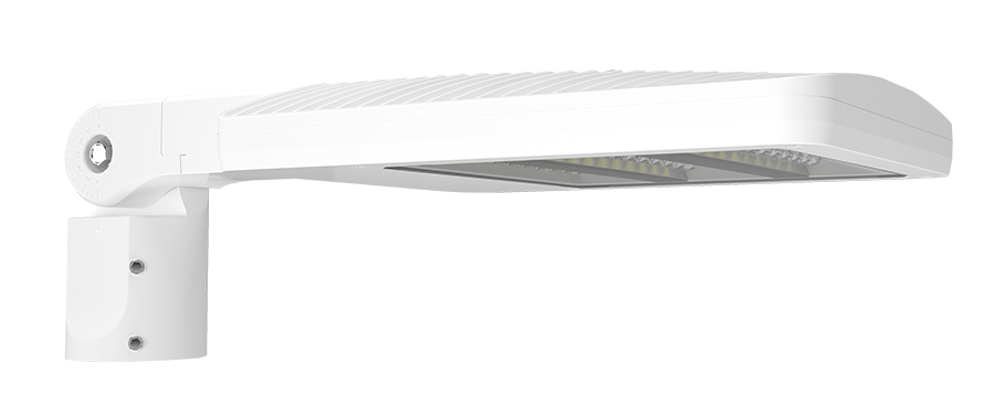 RAB Lighting ALED LED Area Light, Type V, Slipfitter Mount, 4000K, 6,353 thru 11,760 Lumens, 120-277V, White, ALEDS5TSFNW
