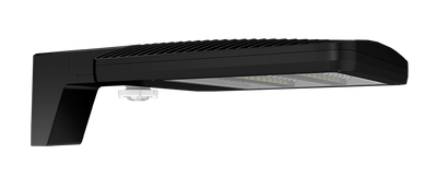 RAB Lighting ALED Area Light, 40/60/80W, 4000K, WattStop Control, Black, ALEDSATNB/WS2