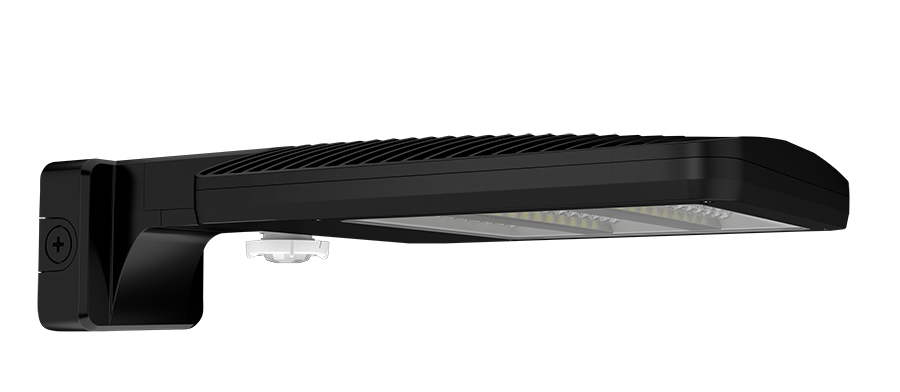 RAB Lighting ALED T2, 40/60/80W, 4000K, Wattage Stop 20 Ft. Lens, Black, ALEDS2TWMNB/WS2