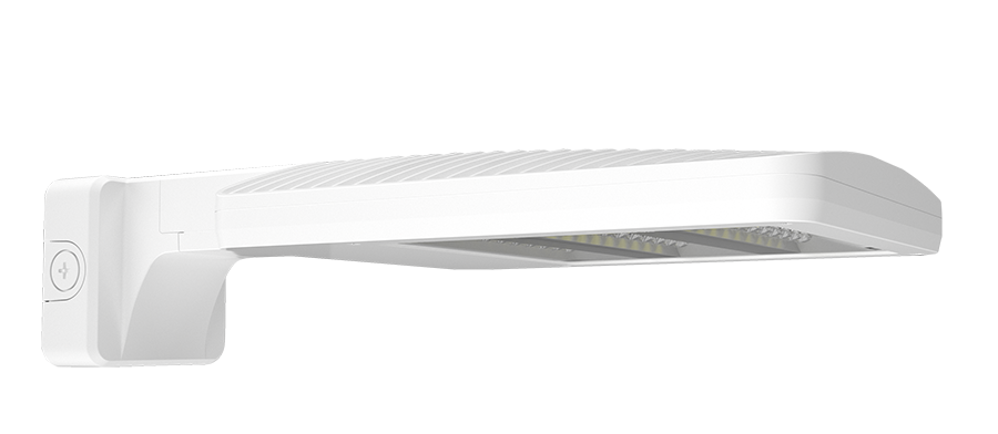 RAB Lighting ALED LED Area Light, Auto-Dealership Optics, Wall Mount, 5000K, 5,861 thru 11,008 Lumens, 120-277V, White, ALEDSATWMW