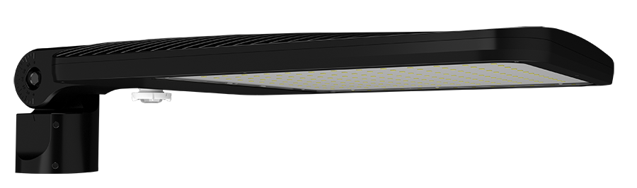 RAB Lighting ALED XL T2 Area Light, 300/345/385W, 4000K, 120-277V, Slipfitter, 40 Ft. Lens, Black, ALEDXL2TSFNB/WS4