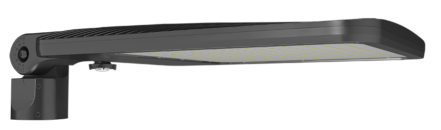 RAB Lighting ALED Area Light, 300/345/385W, 5000K, 480V, WattStop 20ft Lens, Bronze, ALEDXL2TSF/480/WS2