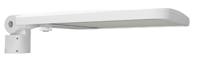 RAB Lighting ALED Area Light, 300/345/385W, 4000K, 120-277V, Slipfitter, 20 Ft. Lens, White, ALEDXLATSFNW/WS2