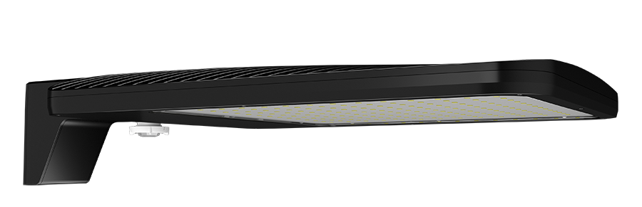 RAB Lighting ALED T5 Area Light, 300/345/385W, 5000K, 480V, Wattstop 20 Ft., Black, ALEDXL5TB/480/WS2