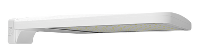 RAB Lighting ALED LED Area Light, Type V, Wall Mount, 4000K, 44,916 thru 55,106 Lumens, 120-277V, White, ALEDXL5TWMNW
