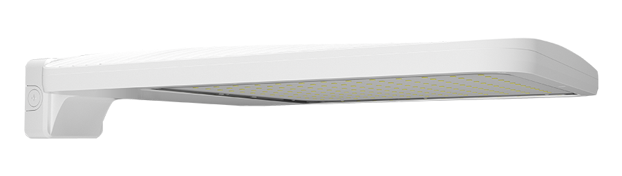 RAB Lighting ALED Area Light, 300/345/385W, 5000K, 480V, Wall Mount, White, ALEDXL3TWMW/480