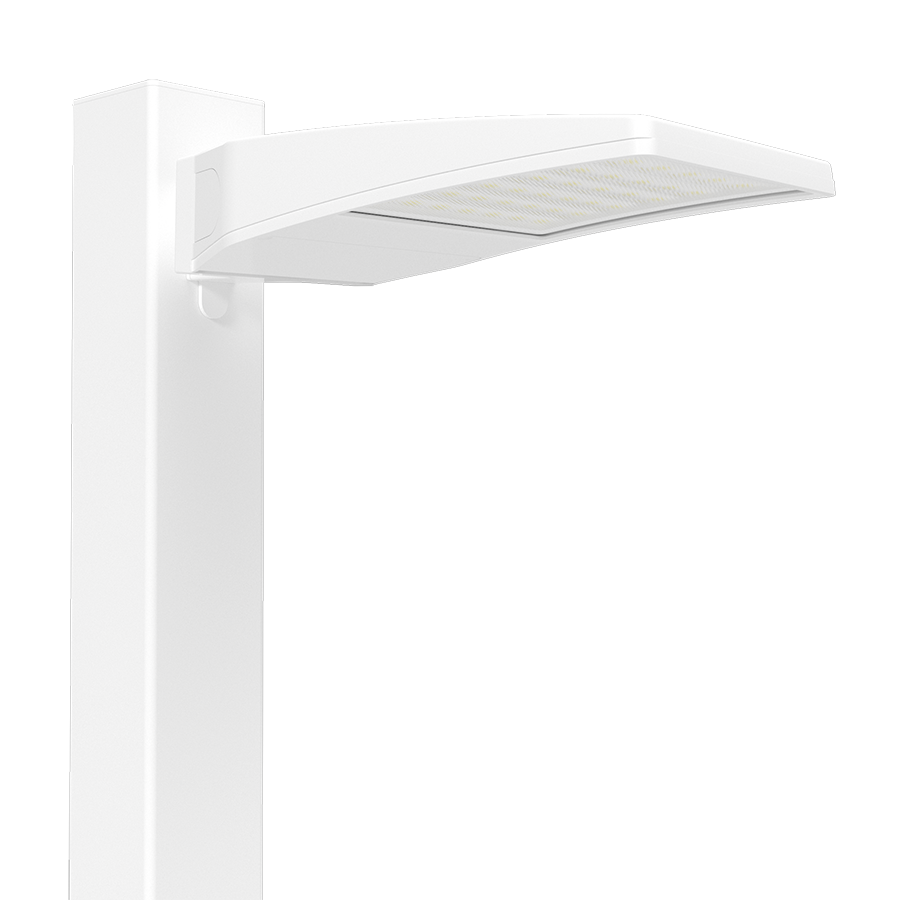 RAB Lighting ALEDXS Area Light, 32/24/16W, CCT Selectable, Adjustable Photocell, White, ALEDXSW