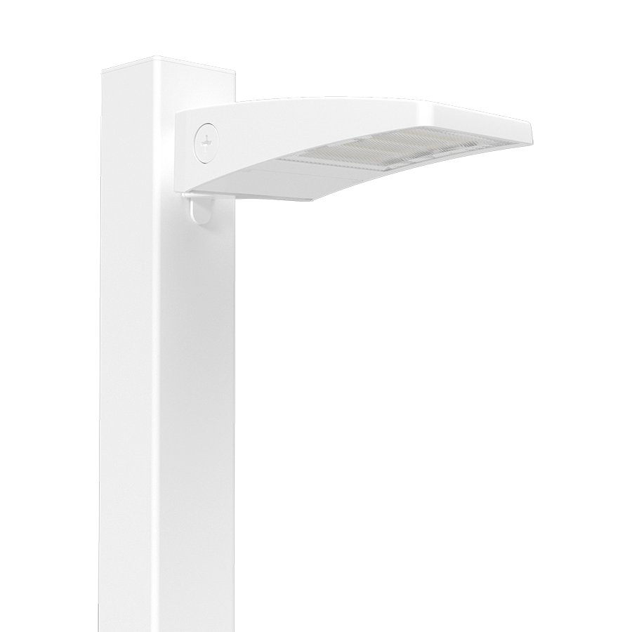 RAB Lighting ALEDXS Area Light, 13/10/6W, CCT Selectable, Adjustable Photocell, White, ALEDXXSW