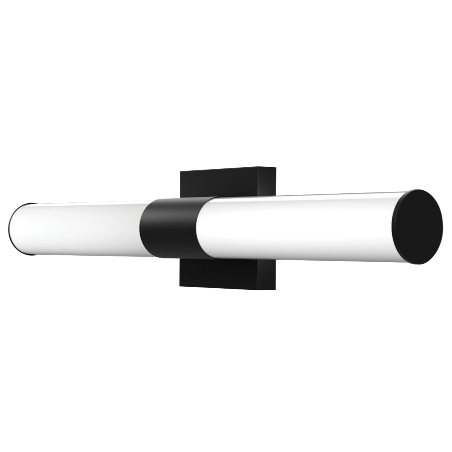 RAB Lighting Allure Vanity, 24 In. Round, 24W, CCT Selectable, TRIAC/ELV, Black, ALR-24RB