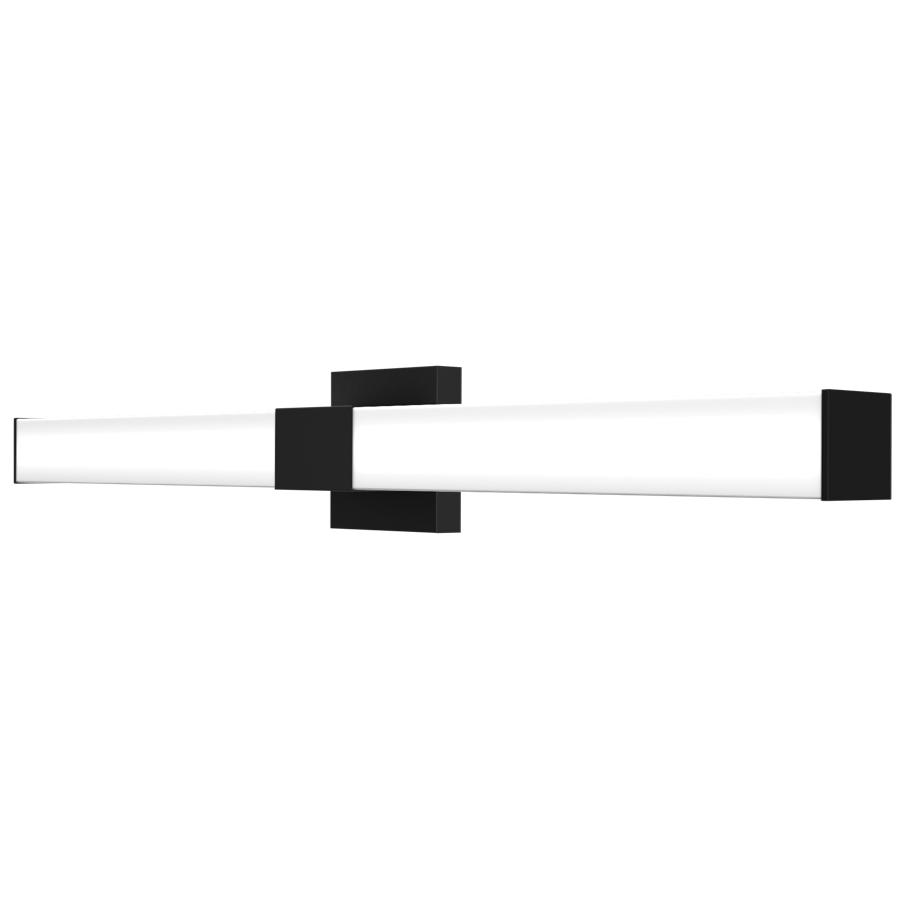RAB Lighting Allure Vanity, 36 In. Square, 30W, CCT Selectable, TRIAC/ELV, Black, ALR-36SB