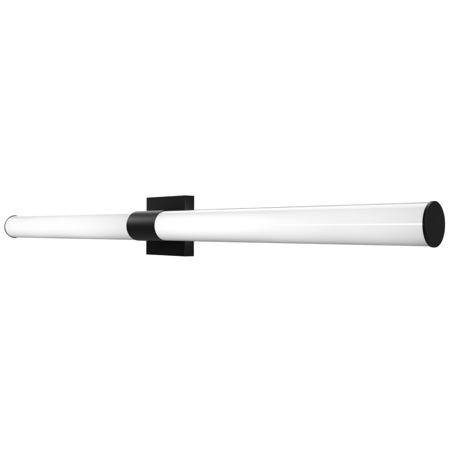 RAB Lighting Allure Vanity, 38W, CCT Selectable, 48 In. Round, TRIAC/ELV, Black, ALR-48RB