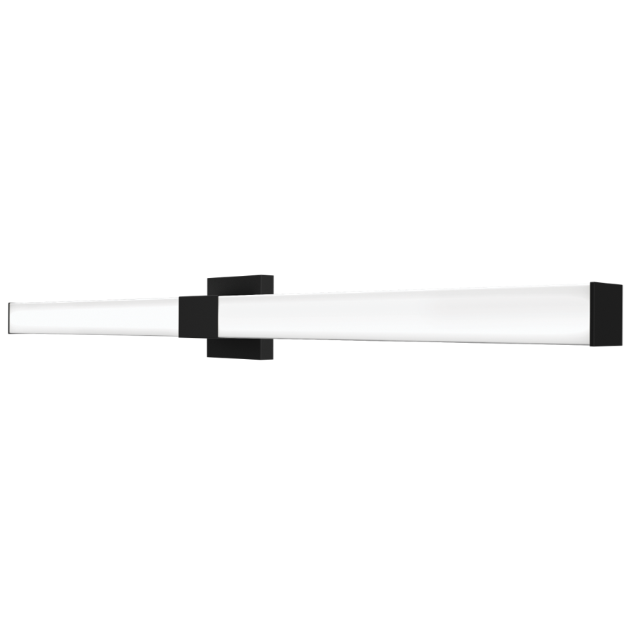 RAB Lighting Allure Vanity, 38W, CCT Selectable, 48 In. Square, TRIAC/ELV, Black, ALR-48SB