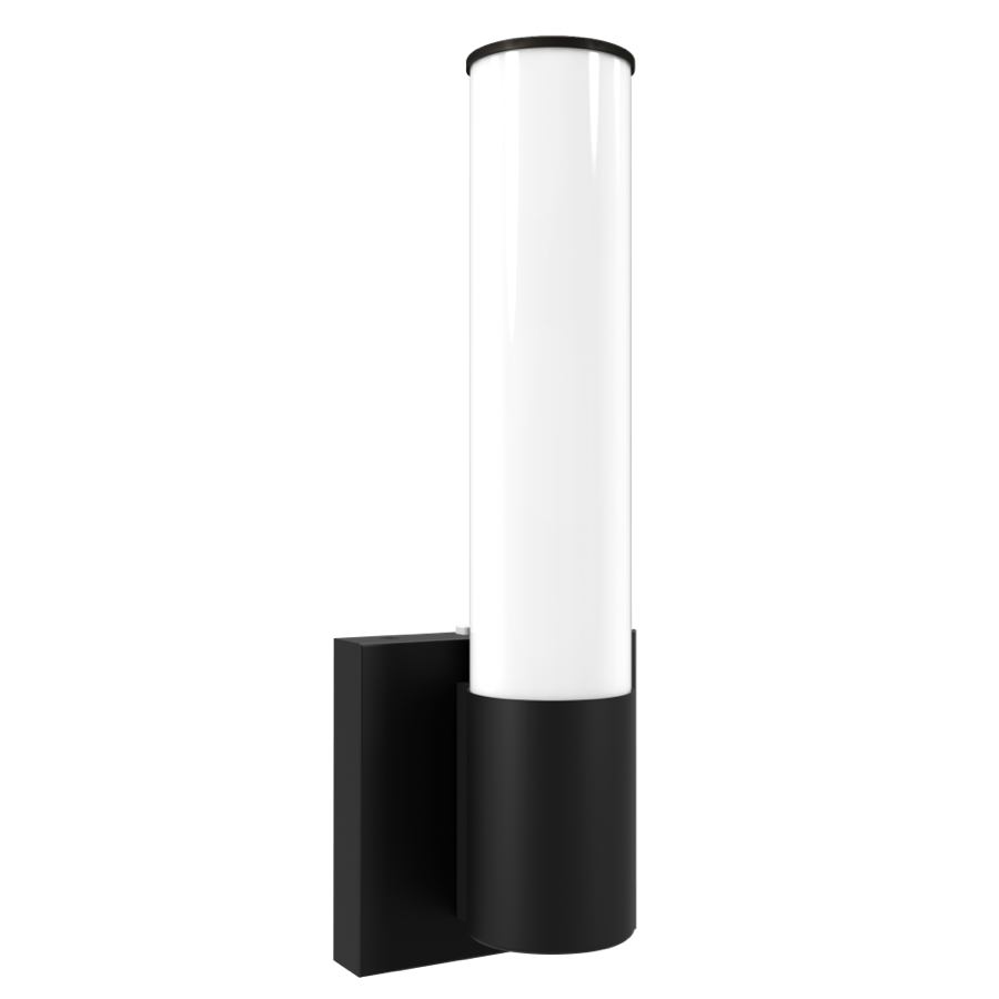 RAB Lighting Allure Wall Sconce, 16W, CCT Selectable, 14 In. Round, TRIAC/ELV, Black, ALR-RB