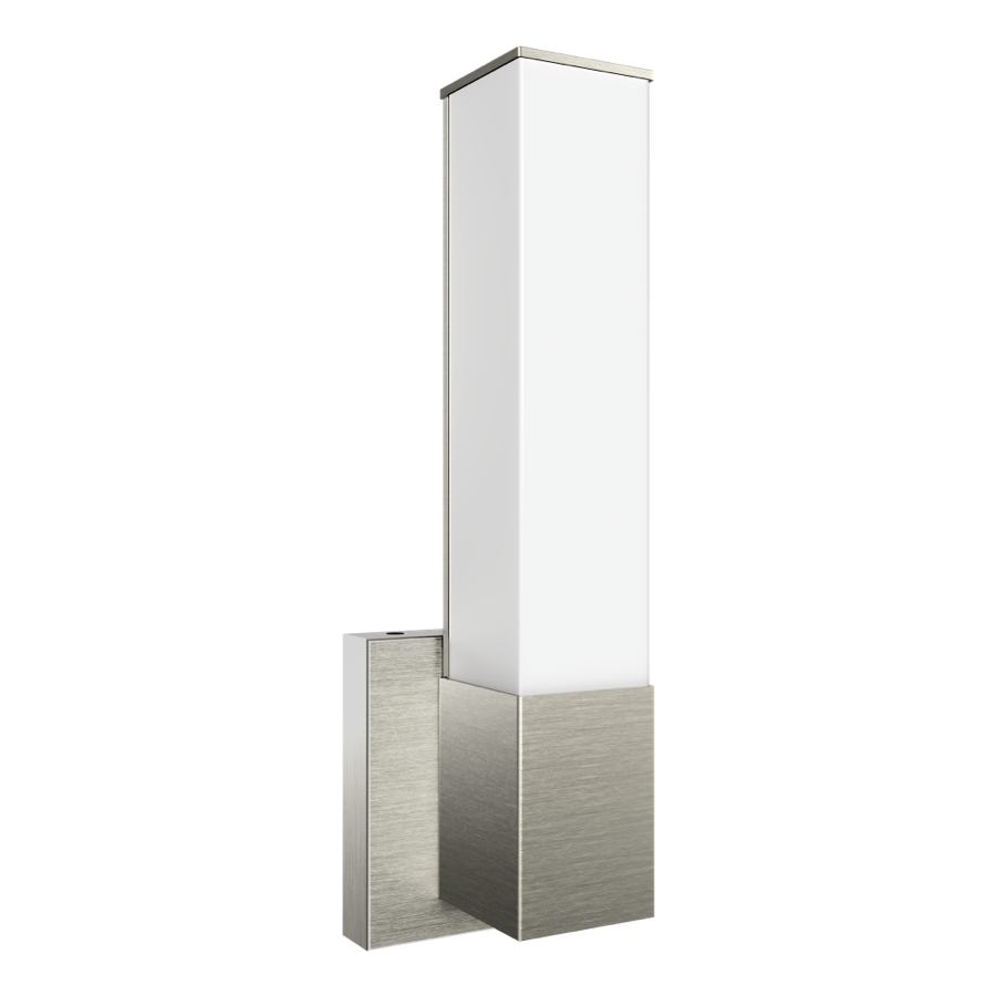 RAB Lighting Allure Wall Sconce, 16W, CCT Selectable, 14 In. Square, TRIAC/ELV, Brushed Nickel, ALR-SBN