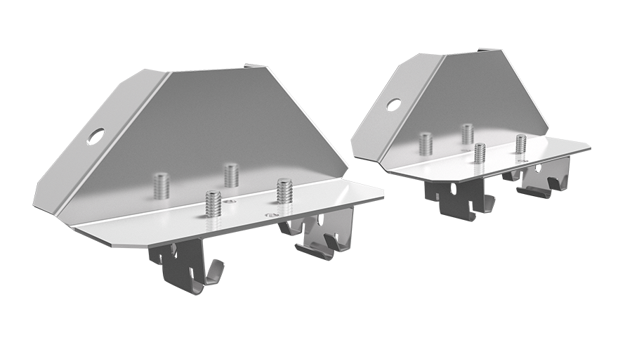 RAB Lighting Angled Bracket, 2 Ft./4 Ft., 2 Pcs., ANGSEAL