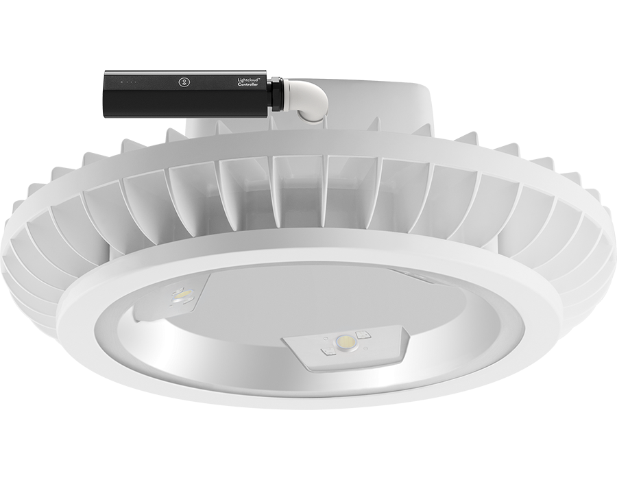 RAB Lighting BAYLED High Bay, 104W, LightCloud Controller, White, BAYLED104NW/LC