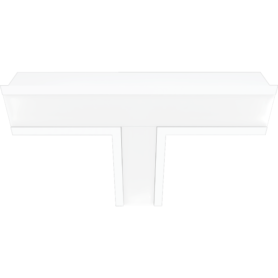 RAB Lighting BOA Recessed T Connector Module, White, BOA-RT