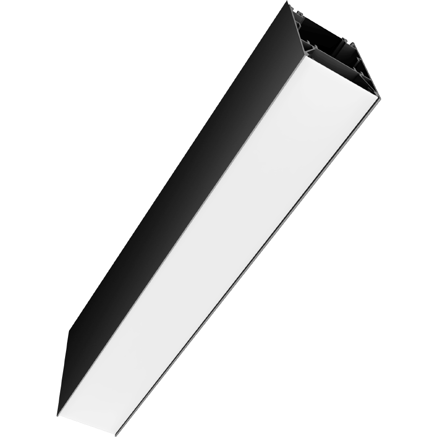 RAB Lighting BOA 1 Ft. Connector Module, Black, BOA-S/B