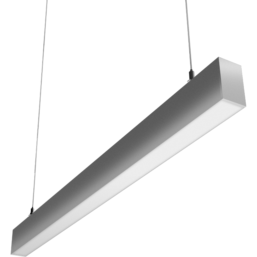 RAB Lighting BOA Pendant Downlight, 30/21/18/15/8W, CCT Selectable, Silver, BOA3PS