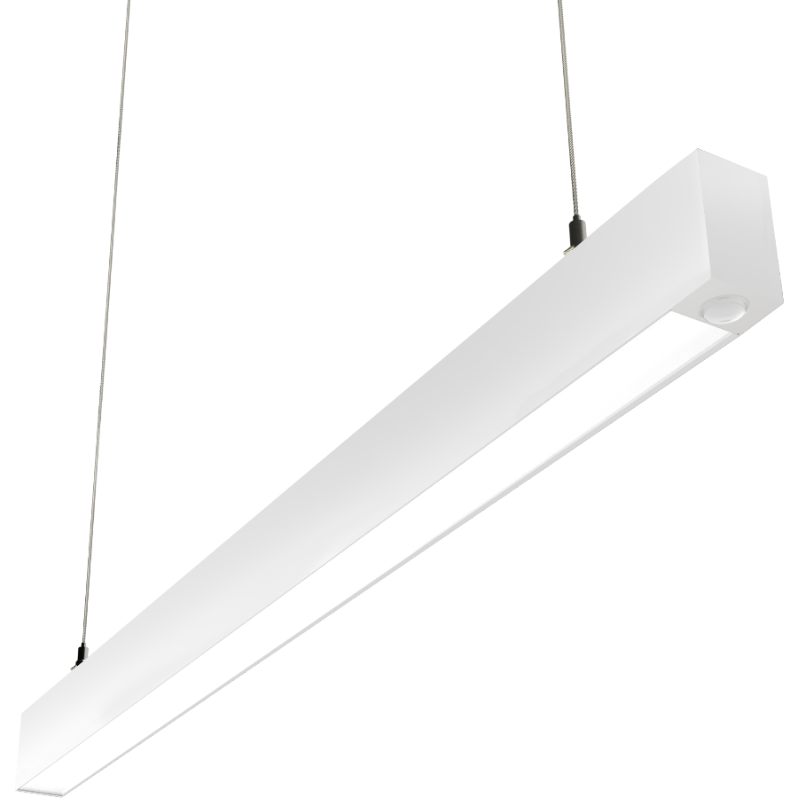 RAB Lighting BOA 3' Downlight, 30/21/18/15/8W, CCT Selectable, Microwave Occupancy Sensor, White, BOA3PW/MVS