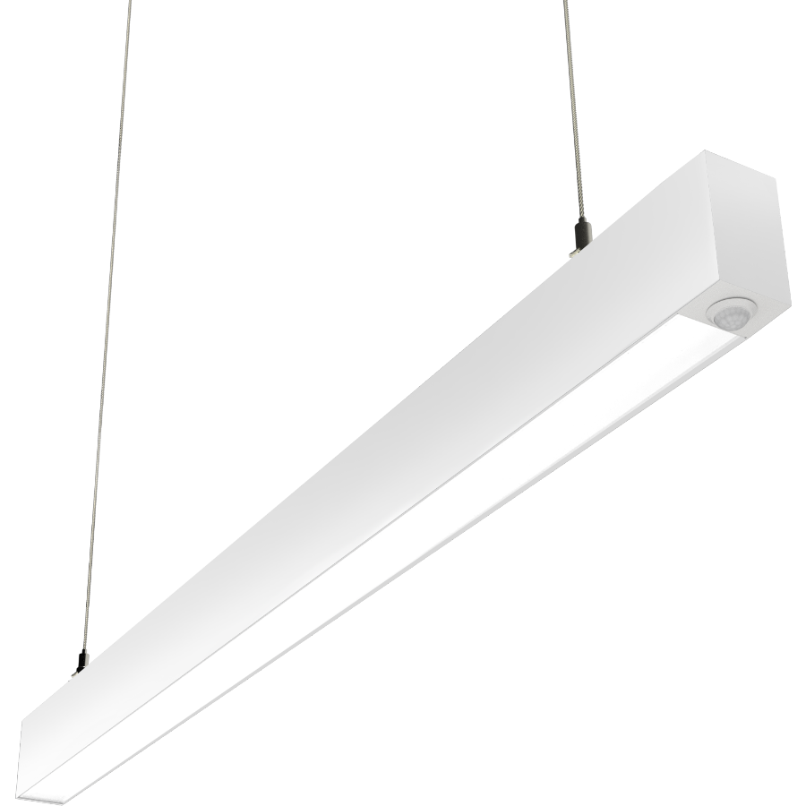 RAB Lighting BOA 3' Downlight, 30/21/18/15/8W, CCT Selectable, PIR Occupancy Sensor, White, BOA3PW/PIR