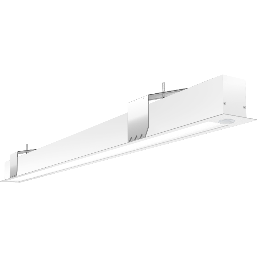RAB Lighting BOA 3' Downlight, 30/21/18/15/8W, CCT Selectable, Recessed, Microwave Occupancy Sensor, White, BOA3R/MVS