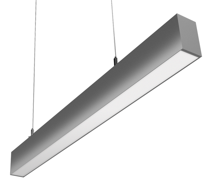 RAB Lighting BOA 2' Downlight, 20/14/12/10/5W, CCT Selectable, Flat Lens, Silver, BOA2PS/MVS