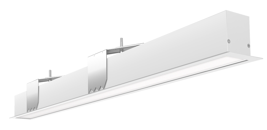 RAB Lighting BOA 2' Recessed Downlight, 20/14/12/10/5W, CCT Selectable, Occupancy Sensor, Flat Lens, White, BOA2R/MVS