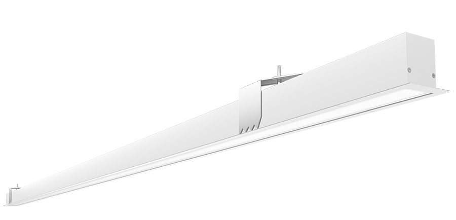 RAB Lighting BOA Recessed Downlight, 80/56/48/40/20W, CCT Selectable, MVS, Battery Backup, White, BOA8R/MVS/E