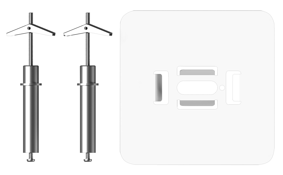 RAB Lighting BOA Ceiling & Wall Mount Kit, BOA-SM